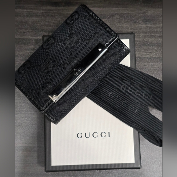 NIB Gucci Key Case/Card Holder with Box & Ribbon - Picture 2 of 11